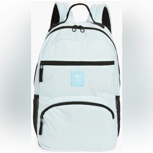 NWT Adidas Light Blue and Black Backpack